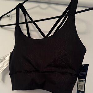 Maika Midnight Black Crisscross Sports Bra